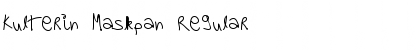 Download Kulterin Maskpan Regular Font Title Preview