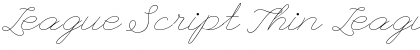Download League Script Thin League Script Font Title Preview