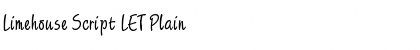 Download Limehouse Script LET Plain Font Title Preview