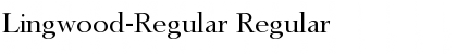 Download Lingwood-Regular Regular Font Title Preview