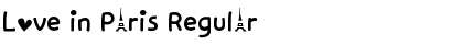 Download Love in Paris Regular Font Title Preview