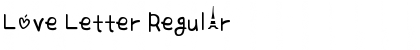 Download Love Letter Regular Font Title Preview