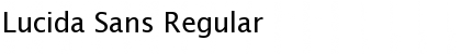 Download Lucida Sans Regular Font Title Preview