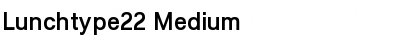 Download Lunchtype22 Medium Font Title Preview
