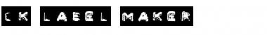 Download CK Label Maker Regular Font Title Preview