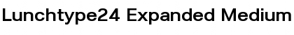 Download Lunchtype24 Expanded Medium Font Title Preview