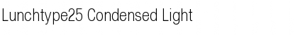 Download Lunchtype25 Condensed Light Font Title Preview