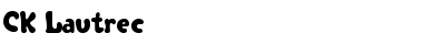 Download CK Lautrec Regular Font Title Preview