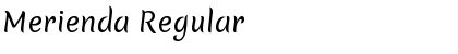 Download Merienda Regular Font Title Preview