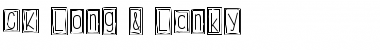 Download CK Long & Lanky Regular Font Title Preview