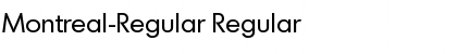 Download Montreal-Regular Regular Font