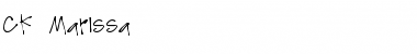 Download CK Marissa Medium Font Title Preview