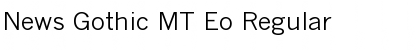 Download News Gothic MT Eo Regular Font Title Preview