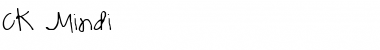 Download ck_mindi Medium Font Title Preview
