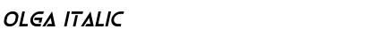 Download Olga Italic Font Title Preview