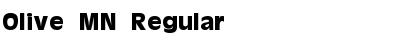 Download Olive MN Regular Font Title Preview