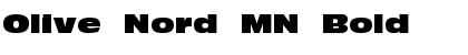 Download Olive Nord MN Bold Font Title Preview