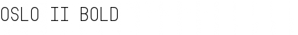 Download Oslo II Bold Font Title Preview