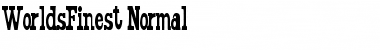 Download WorldsFinest Normal Font Title Preview