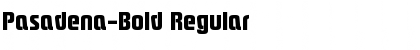 Download Pasadena-Bold Regular Font Title Preview