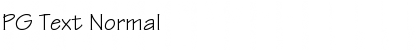 Download PG Text Normal Font Title Preview