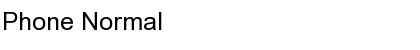 Download Phone Normal Font Title Preview