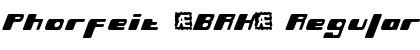 Download Phorfeit (BRK) Regular Font Title Preview