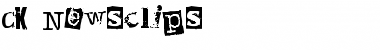 Download CK Newsclips Regular Font Title Preview
