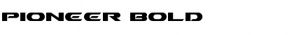 Download Pioneer Bold Font Title Preview