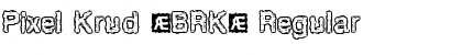 Download Pixel Krud (BRK) Regular Font Title Preview
