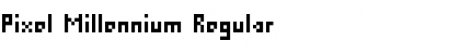Download Pixel Millennium Regular Font Title Preview
