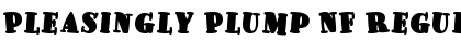 Download Pleasingly Plump NF Regular Font Title Preview