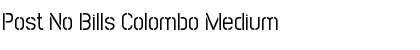 Download Post No Bills Colombo Medium Font Title Preview