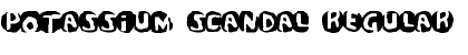 Download Potassium Scandal Regular Font Title Preview