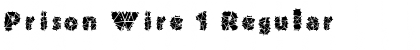 Download Prison Wire 1 Regular Font Title Preview