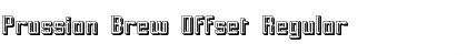 Download Prussian Brew Offset Regular Font Title Preview