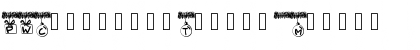 Download PWChristmasTinsel Medium Font Title Preview