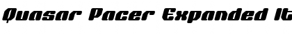 Download Quasar Pacer Expanded Italic Font