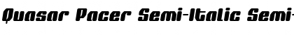 Download Quasar Pacer Semi-Italic Font