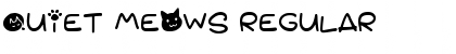 Download Quiet Meows Regular Font Title Preview
