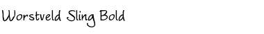 Download Worstveld Sling Bold Regular Font Title Preview