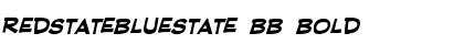 Download RedStateBlueState BB Bold Font