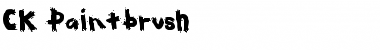 Download CK Paintbrush Regular Font Title Preview