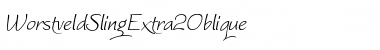 Download WorstveldSlingExtra2Oblique Regular Font Title Preview