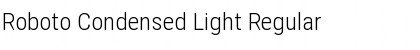 Download Roboto Condensed Light Regular Font