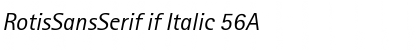 Download RotisSansSerif if Italic 56A Font Title Preview