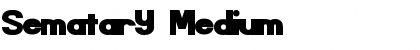 Download Sematary Medium Font Title Preview