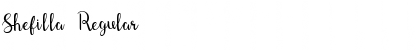 Download Shefilla Regular Font Title Preview