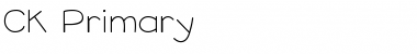 Download CK Primary Regular Font Title Preview