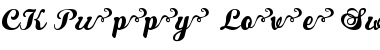Download CK Puppy Love Swashes Regular Font Title Preview